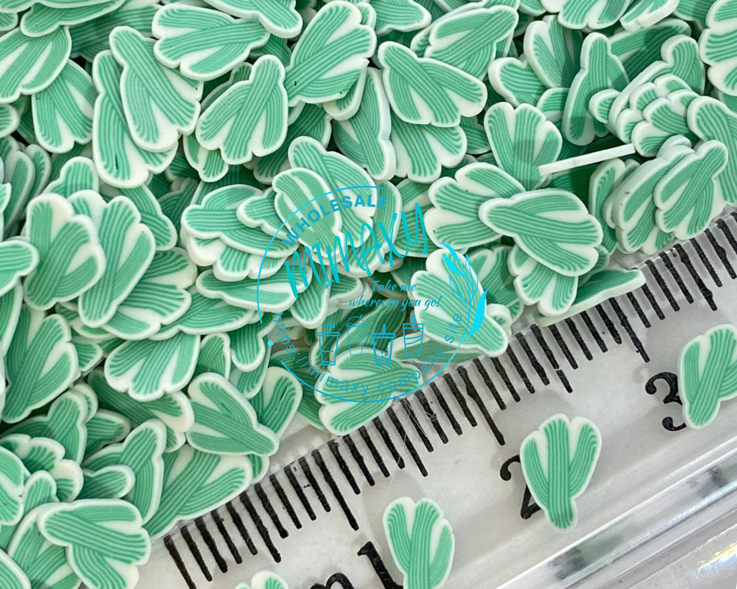 5mm CACTUS/ Desert/ Polymer Clay Slices / resin art / nail art / snow globe tumbler / crafts / DIY / Cute / fruits / vegetables, MEXICO 001