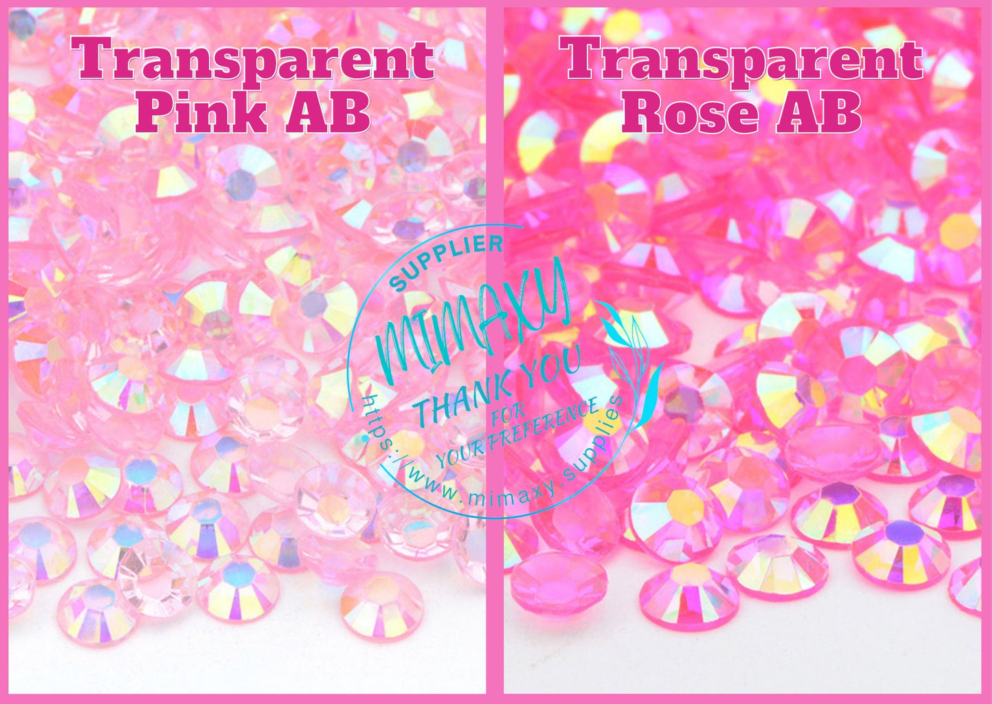BULK 5,000, 3mm. TRANSPARENT RHINESTONES ab/ Resin Rhinestones/ Flatback Candy Cab 3D Nail Art Diy Deco Bling Kit Supplies Embellishments