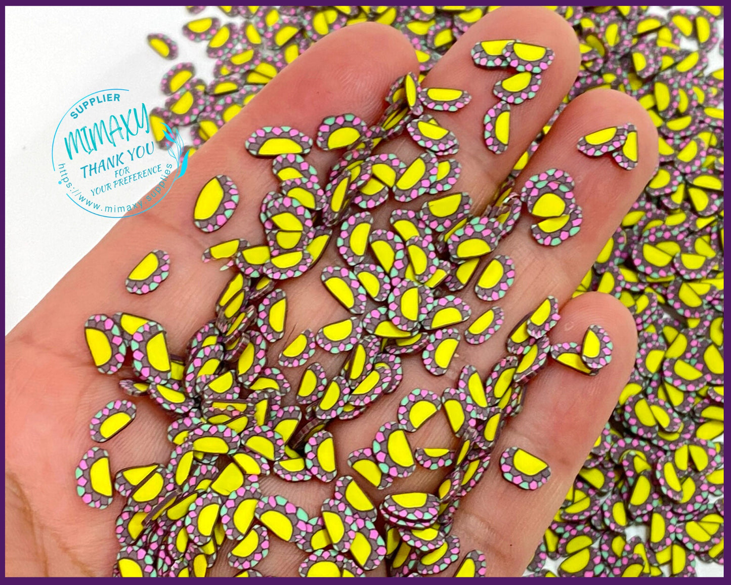 5mm TACOS/ Mexico /Fake Sprinkle/Fimo/Diy /Fake Food/Slime/Snow Globe Tumblers/Deco Topping/Fake Dessert/Mexican, FAST FOOD 006
