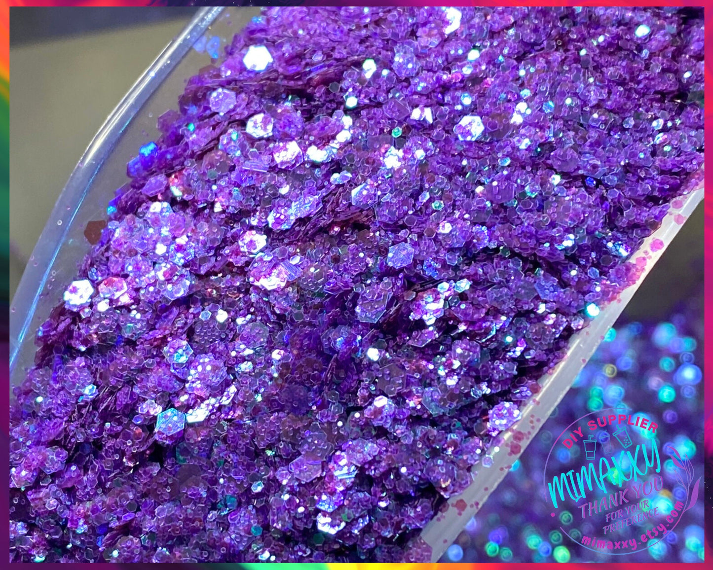 Purple Cyan Chameleon ,Shaped Glitter, Chunky Glitter Mix, Cosmetic Glitter,Nail Art, Resin art,Snow Globe Tumbler,Craft, CHAMELEON 007