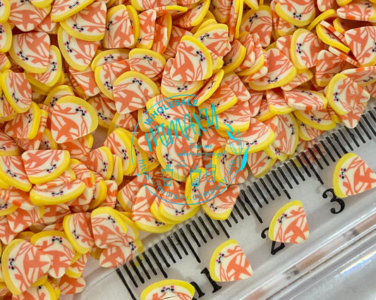 5mm PIZZA /Fake Sprinkle/Fimo/Slice Perfect for Diy/Fake Food/Slime/Snow Globe Tumblers/Deco Topping/Fake Dessert/french, FAST FOOD 003