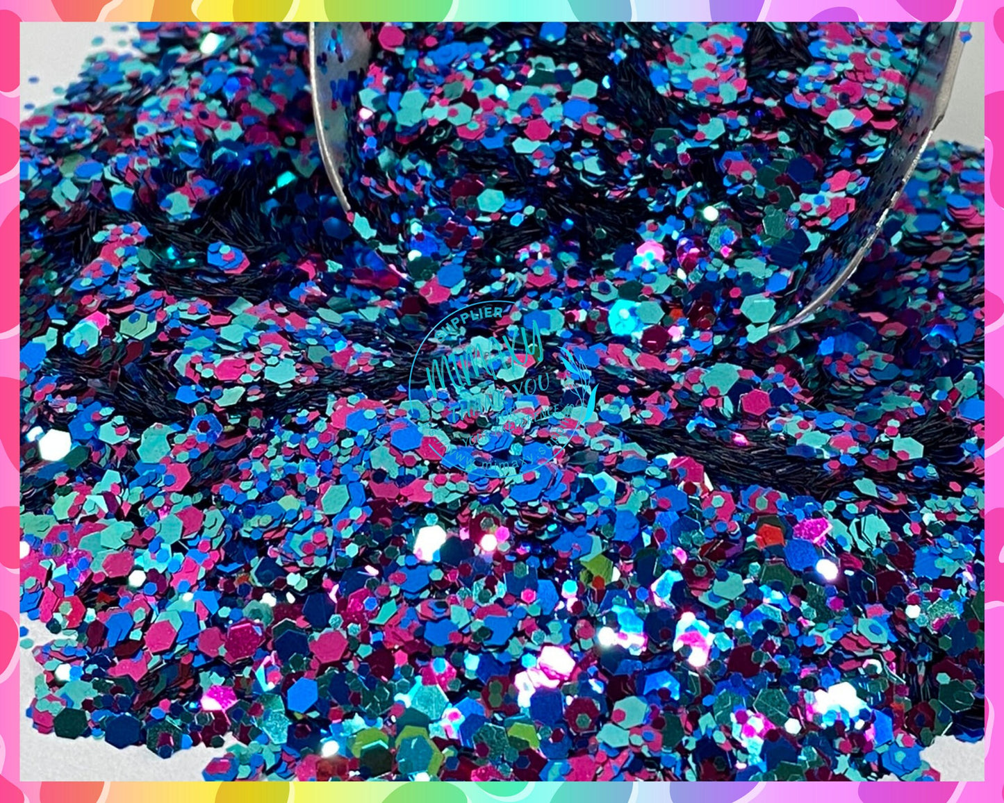 MERMAID, Shaped Glitter, CHUNKY Glitter Mix, Cosmetic Glitter,Nail Art, Resin art,Snow Globe Tumbler,Craft, Mix 009