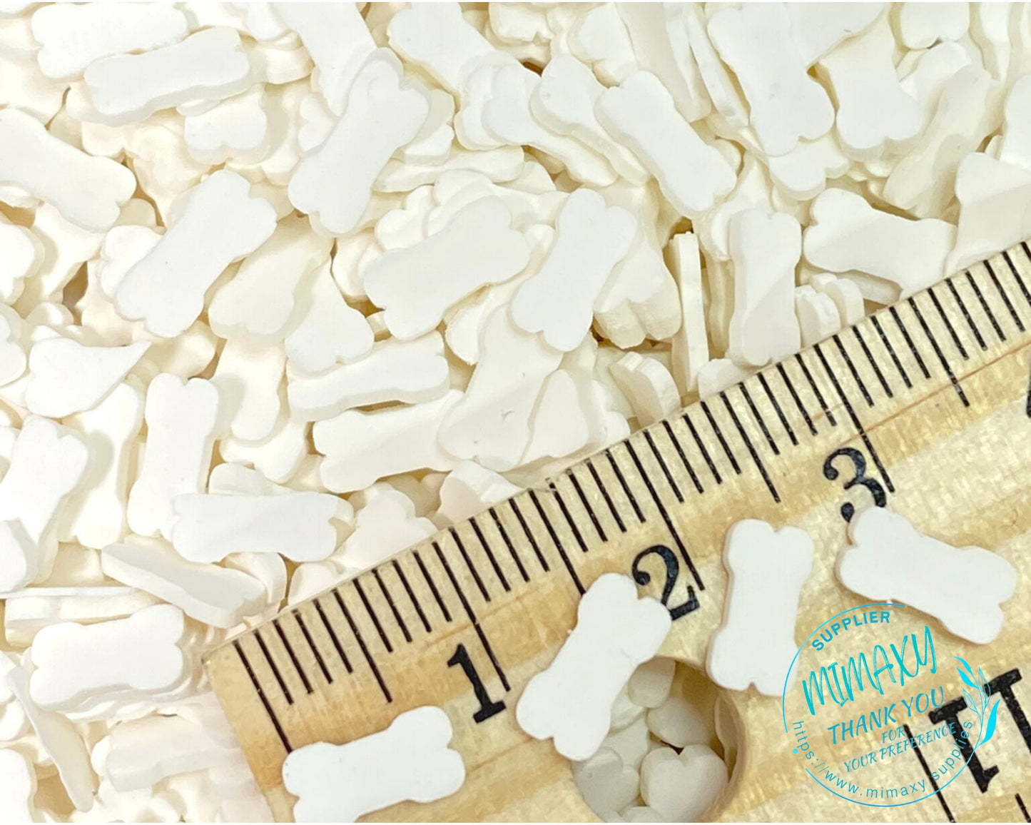 5-10mm BONES/ Kuwaii /Fimo/Slice Perfect for DIY/Fake Food/Slime/Snow Globe Tumblers/Deco Topping/Fake Dessert, Dog, HALLOWEEN 005