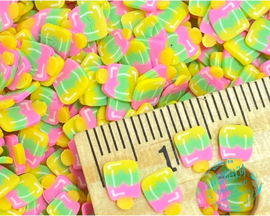 5mm  POPSICLE / Candies/ Polymer Clay Slices / resin art / nail art / snow globe tumbler / crafts /DIY / Cute / ice cream, DESSERT 002