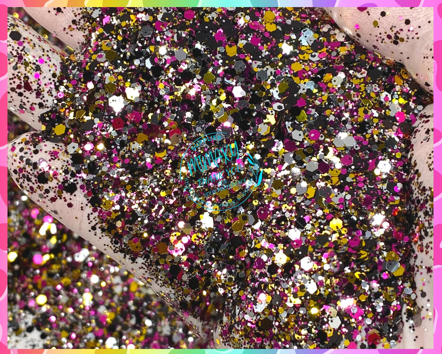 HOCUS POCUS, Shaped Glitter, Chunky Glitter Mix, Cosmetic Glitter,Nail Art, Resin art,Snow Globe Tumbler,Craft, HALLOWEEN 011