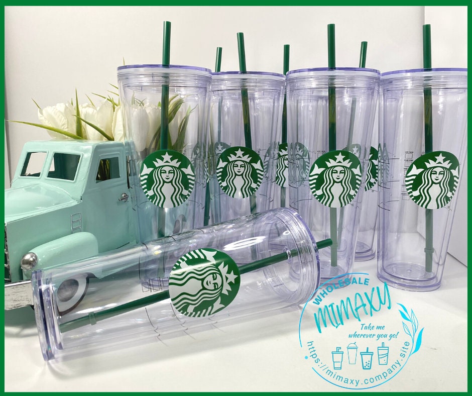 24oz STARBUCKS DOUBLE Wall Acrylic/ Pre-drilled and un-drilled /DIY/ Perfect for crafting / Blank Cup / reusable /customize your tumbler