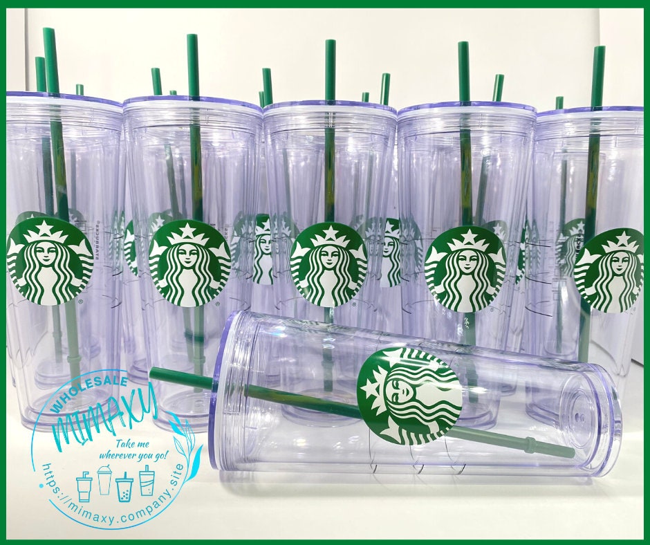 24oz STARBUCKS DOUBLE Wall Acrylic/ Pre-drilled and un-drilled /DIY/ Perfect for crafting / Blank Cup / reusable /customize your tumbler