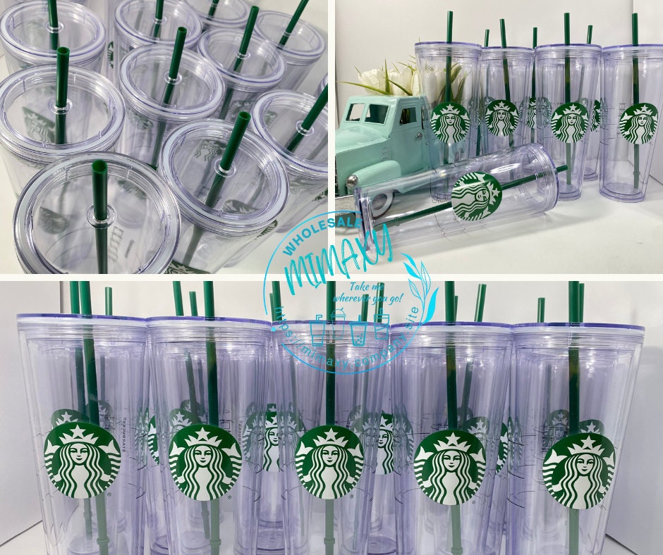 24oz STARBUCKS DOUBLE Wall Acrylic/ Pre-drilled and un-drilled /DIY/ Perfect for crafting / Blank Cup / reusable /customize your tumbler