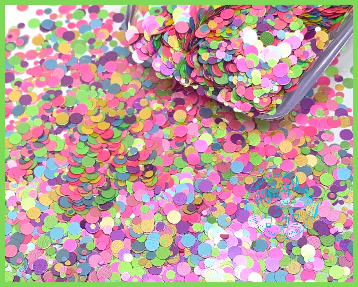 EASTER BASKET, C Glitter Mix, Shape Gliiter, Cosmetic Glitter, Body Painting,Nail Art, Resin art,Snow Globe Tumbler, confetti, DOTS 010