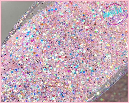 ROSE DIAMOND, Sparkling Opal Chunky Mixed Polyester Glitter, Cosmetic, body, Glitter,Nail, Art, Resin,Snow Globe Tumbler,Craft, Diamond 004