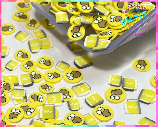 5mm Mix Homer and Beer, Polymer Clay Slices / resin art / nail art / snow globe tumbler / crafts supplies / Diy dessert, MOVIE 009