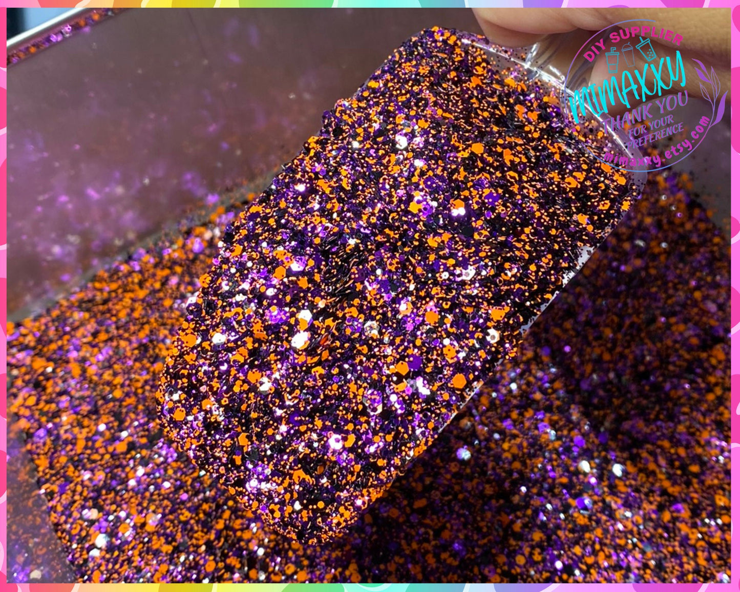 WICKED NIGHT, witches brew, Shaped Glitter, Chunky Glitter Mix, Cosmetic Glitter,Nail Art, Resin art,Snow Globe Tumbler,Craft, HALLOWEEN 19