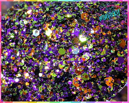 SPELL BOOK, witches brew, Shaped Glitter, Chunky Glitter Mix, Cosmetic Glitter,Nail Art, Resin art,Snow Globe Tumbler,Craft, HALLOWEEN 18