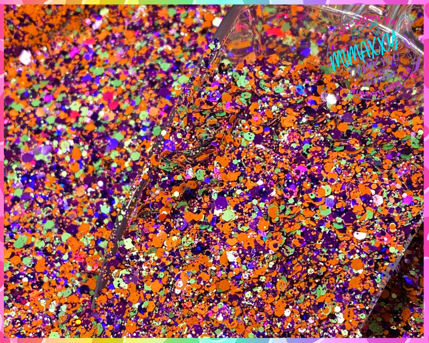 HALLOWEEN PARTY, witches brew, Shaped , Chunky Glitter Mix, Cosmetic Glitter,Nail Art, Resin art,Snow Globe Tumbler,Craft, HALLOWEEN 16