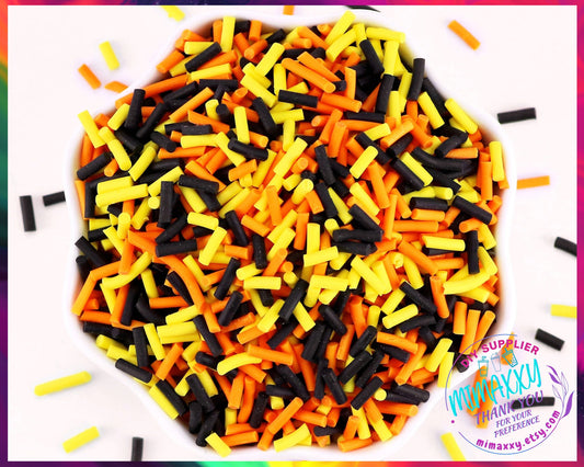 5mm Halloween Sprinkles, pumpkin /Fimo/Slice Perfect for DIY/Fake Food/Slime/Snow Globe Tumblers/Deco Topping /star, bat, HALLOWEEN 052