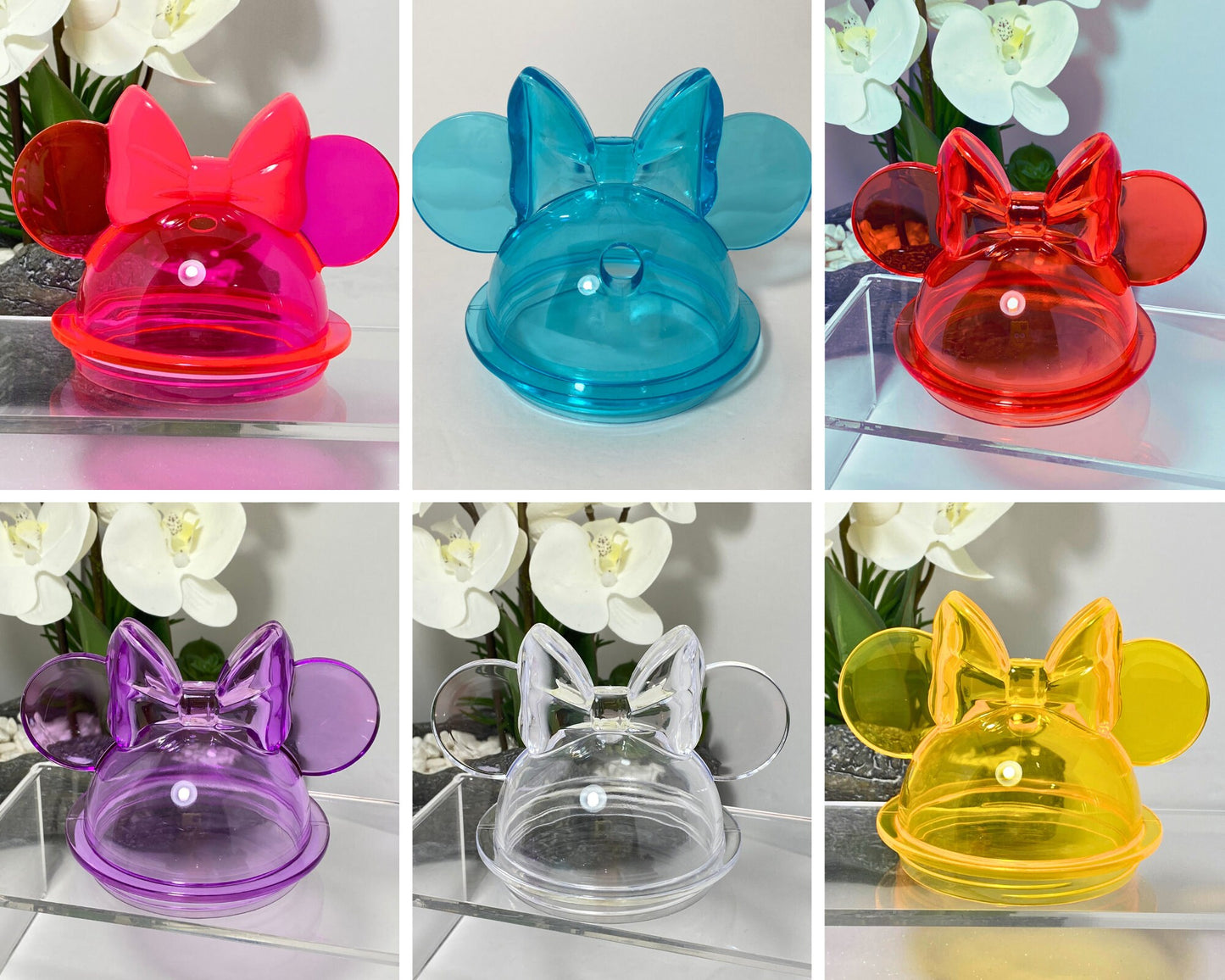 Mouse Ears Acrylic Lid / High Quality lid for Tumbler, it fits venti TUMBLER, DIY, Perfect for crafts