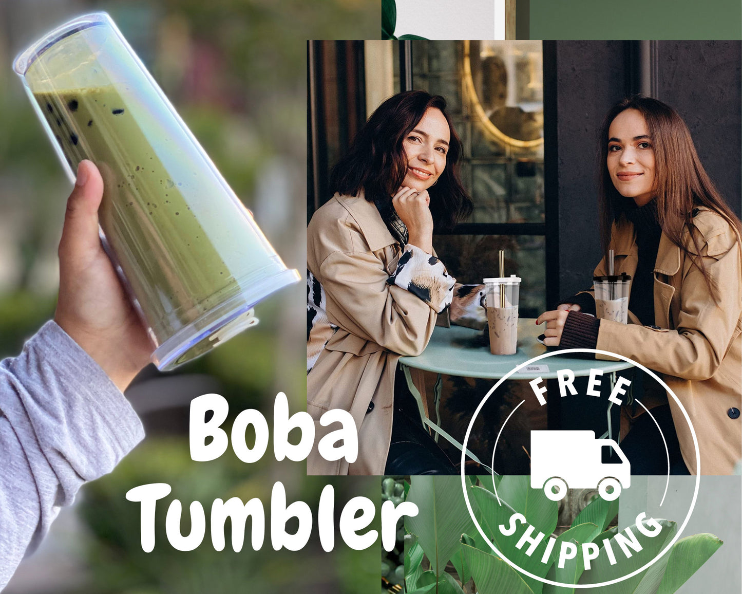 Pack of 25 pieces Leakproof Boba Tea Tumbler with stainless steel straw, High Quality tumbler, Perfect for Custum Creations,Diy