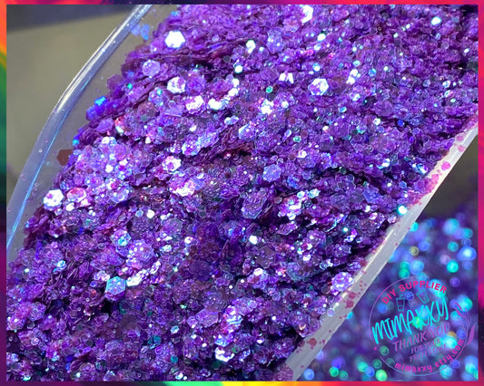 Purple Cyan Chameleon  ,Shaped Glitter, Chunky Glitter Mix, Cosmetic Glitter,Nail Art, Resin art,Snow Globe Tumbler,Craft, CHAMELEON 007