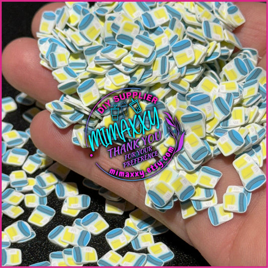 5mm Test, Analysis, Band-Aid/ Kuwaii /Fimo/Slice Perfect for DIY/Fake/Slime/Snow Globe Tumblers/Deco Topping, A-046