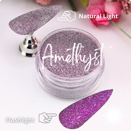 Amethyst Reflective Powder perfect for nails and crafts, 006