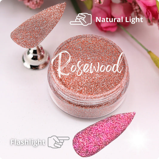 Rosewood Reflective Powder perfect for nails and crafts, 021